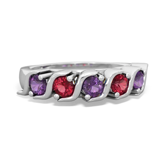 amethyst-lab ruby timeless ring