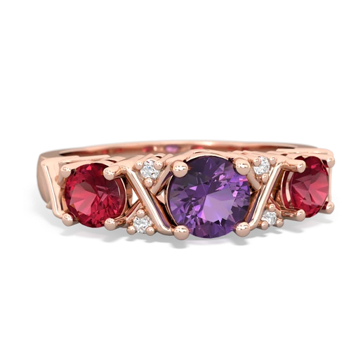 amethyst-lab ruby timeless ring