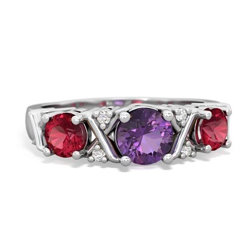 amethyst-lab ruby timeless ring