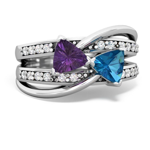 amethyst-london topaz couture ring