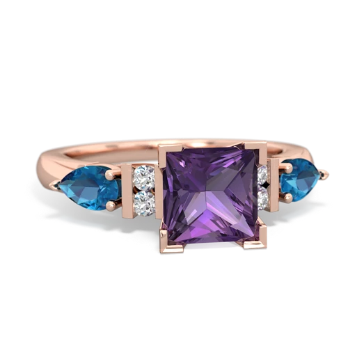 amethyst-london topaz engagement ring