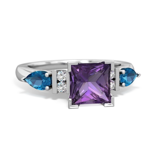 amethyst-london topaz engagement ring