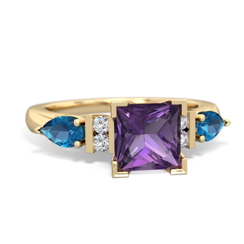 amethyst-london topaz engagement ring