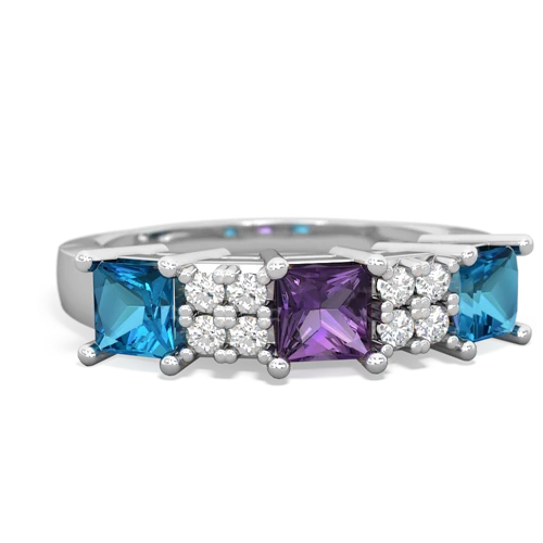 amethyst-london topaz timeless ring