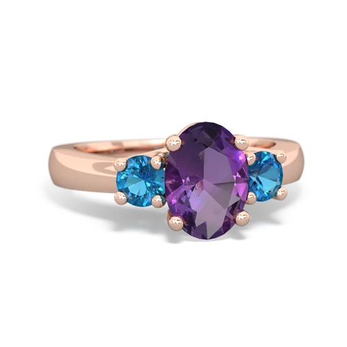 amethyst-london topaz timeless ring