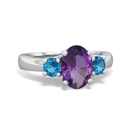 amethyst-london topaz timeless ring