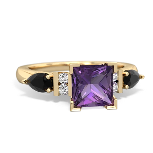 amethyst-onyx engagement ring