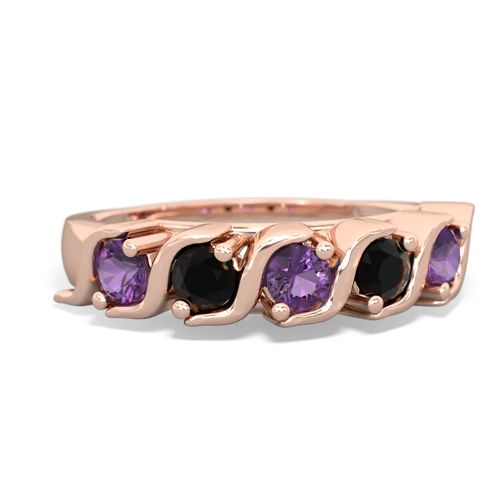 amethyst-onyx timeless ring