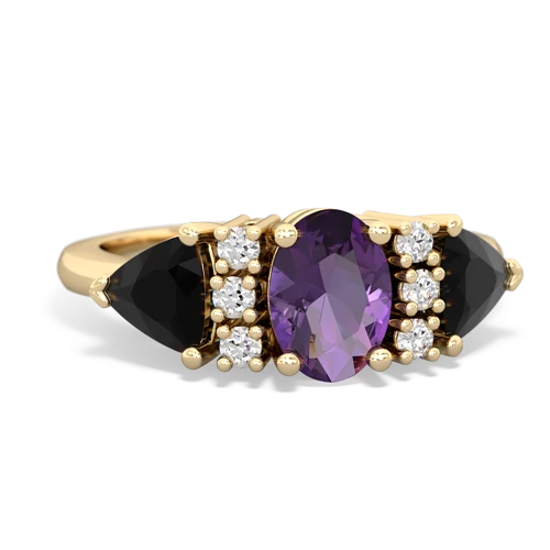 amethyst-onyx timeless ring