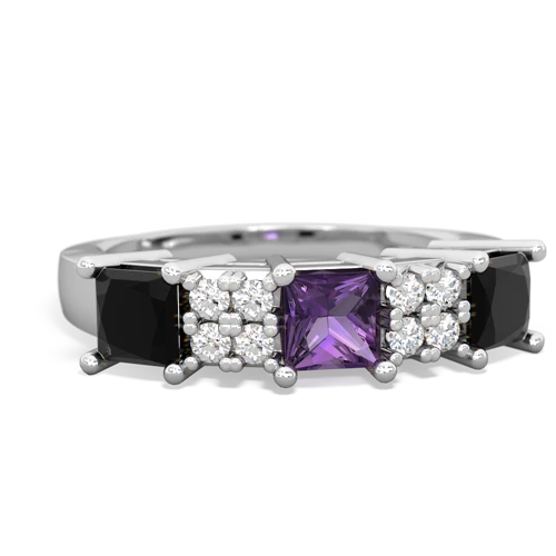 amethyst-onyx timeless ring