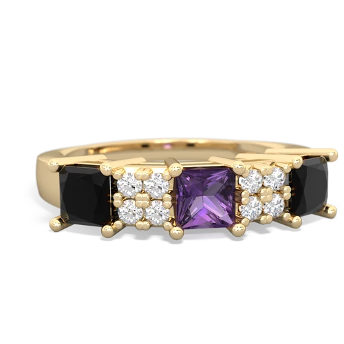 amethyst-onyx timeless ring