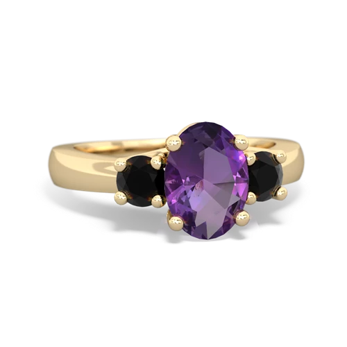 amethyst-onyx timeless ring