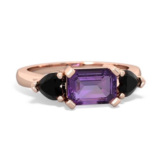 amethyst-onyx timeless ring