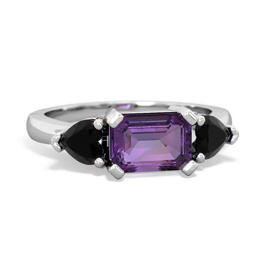 amethyst-onyx timeless ring