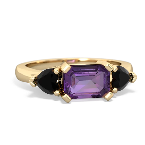 amethyst-onyx timeless ring