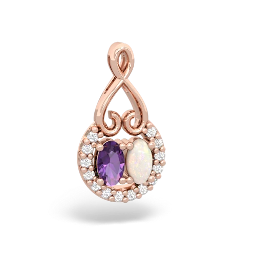 amethyst-opal love nest pendant