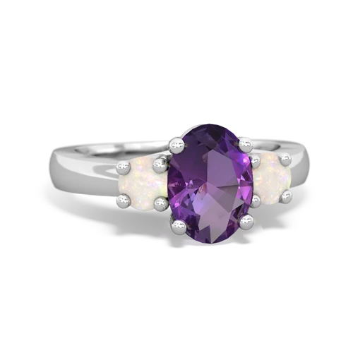 amethyst-opal timeless ring