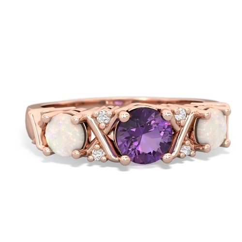 amethyst-opal timeless ring