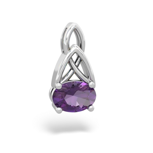 amethyst filligree pendant