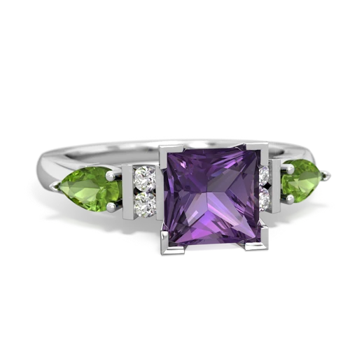 amethyst-peridot engagement ring