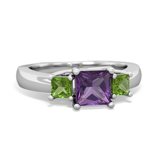 amethyst-peridot timeless ring