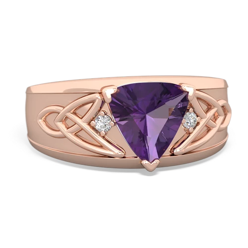 amethyst celtic ring