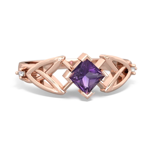 amethyst celtic ring