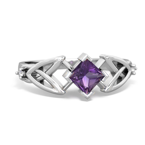 amethyst celtic ring