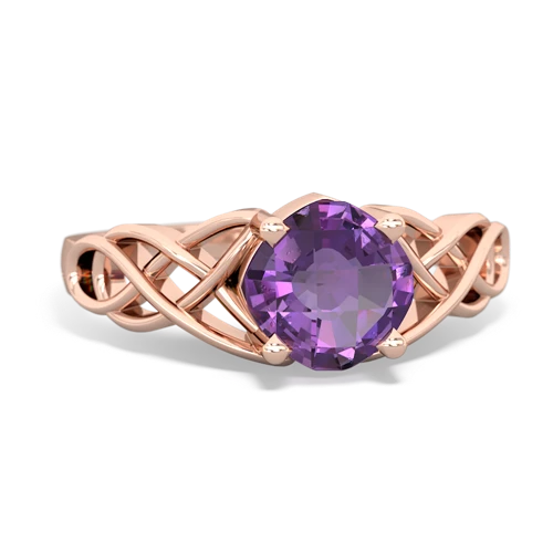 amethyst celtic ring