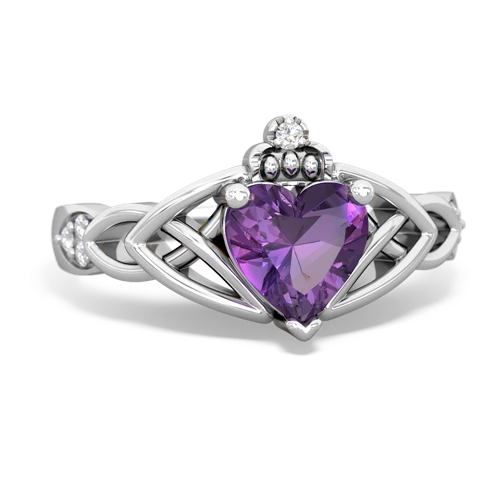 amethyst celtic ring