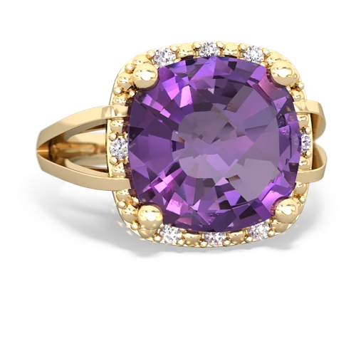 amethyst cocktail ring