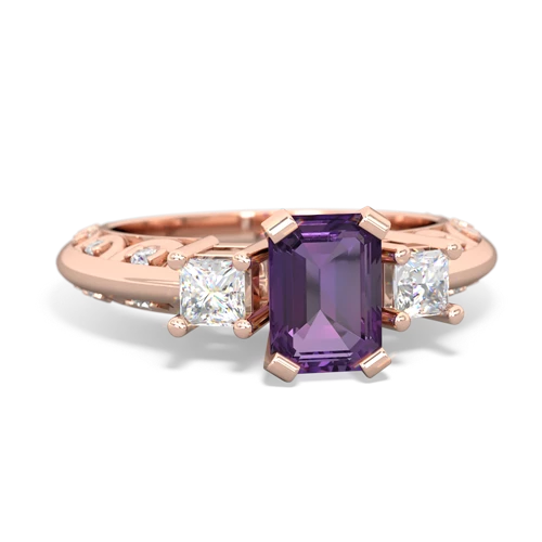 amethyst engagement ring