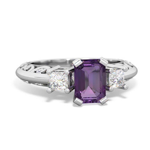 amethyst engagement ring