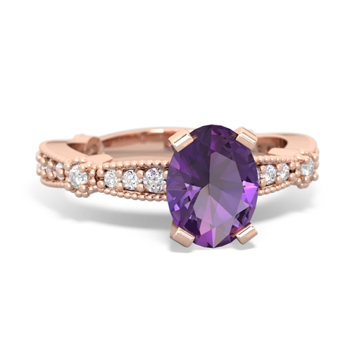 amethyst engagement ring