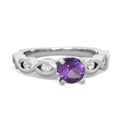 amethyst engagement ring