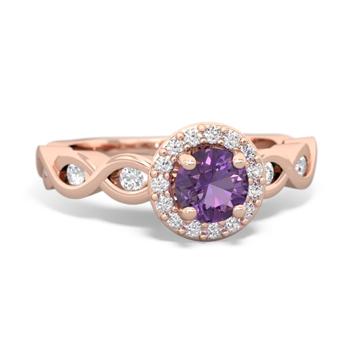 amethyst engagement ring