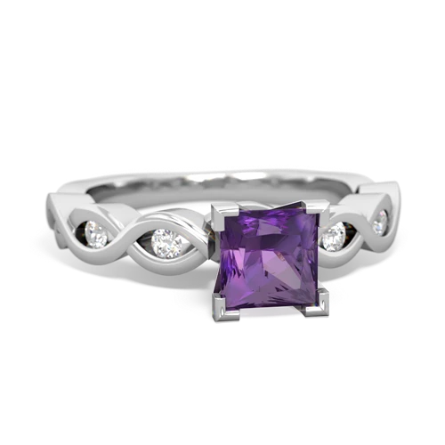 amethyst engagement ring