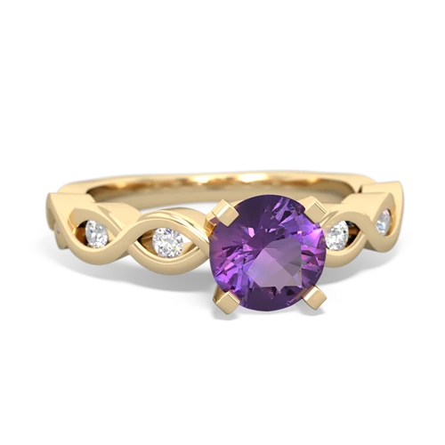 amethyst engagement ring