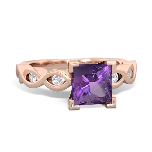 amethyst engagement ring