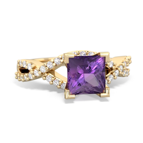 amethyst engagement ring