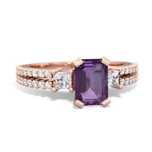 amethyst engagement ring