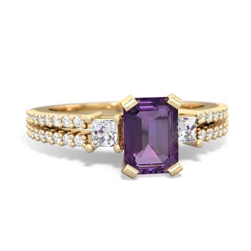 amethyst engagement ring