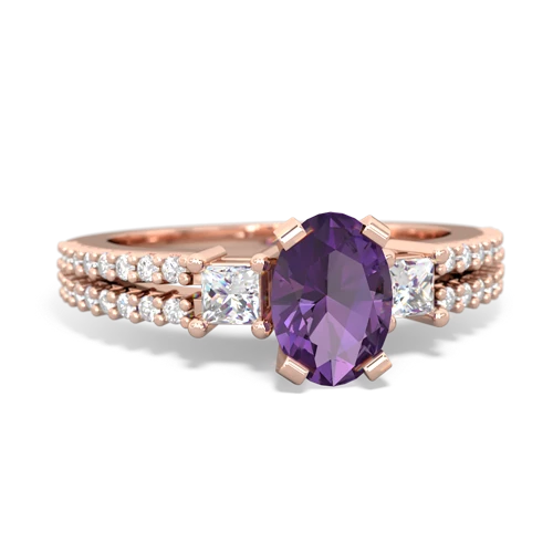 amethyst engagement ring