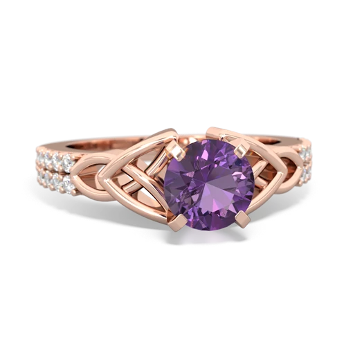 amethyst engagement ring