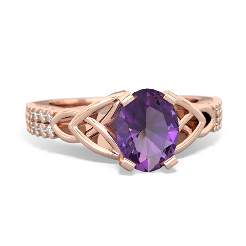 amethyst engagement ring