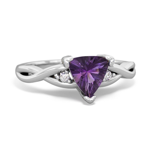 amethyst filligree ring