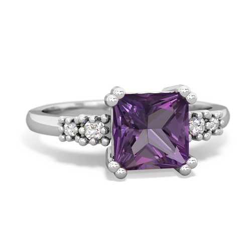 amethyst modern ring