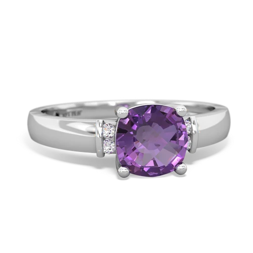 amethyst modern ring