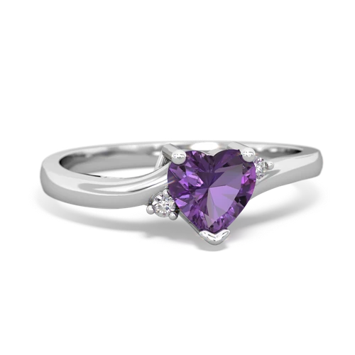 amethyst petite ring