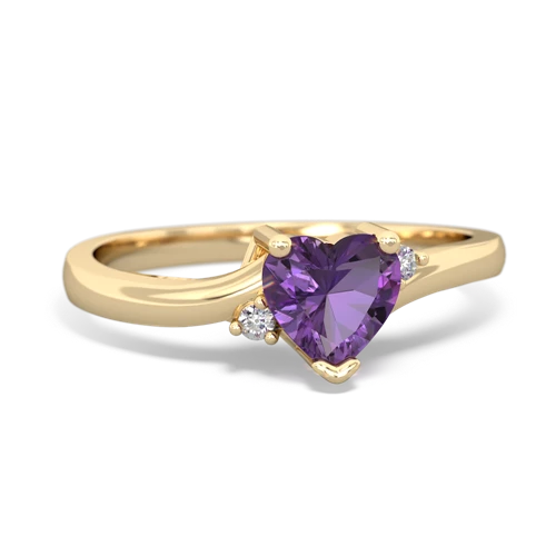 amethyst petite ring